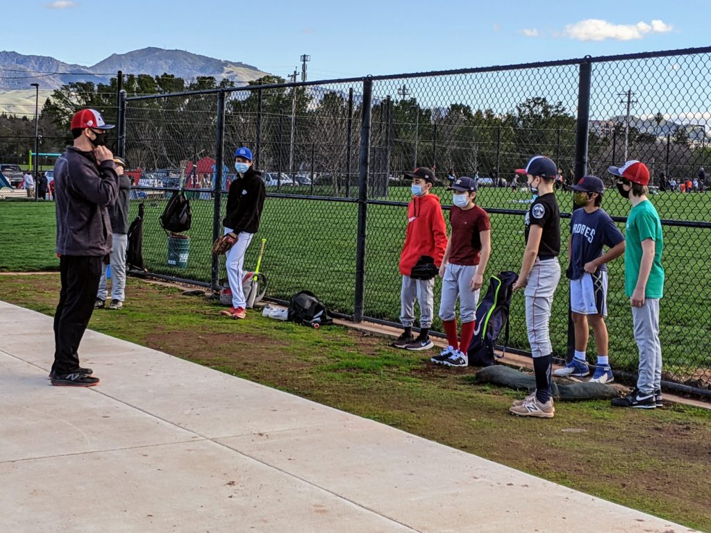 Photo - Baseball C19 Practice - Team Meeting